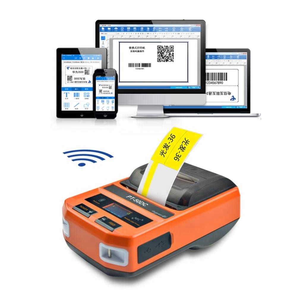 Thermal Printer - Mini PT-50DC mobiele pocket draadloze Android