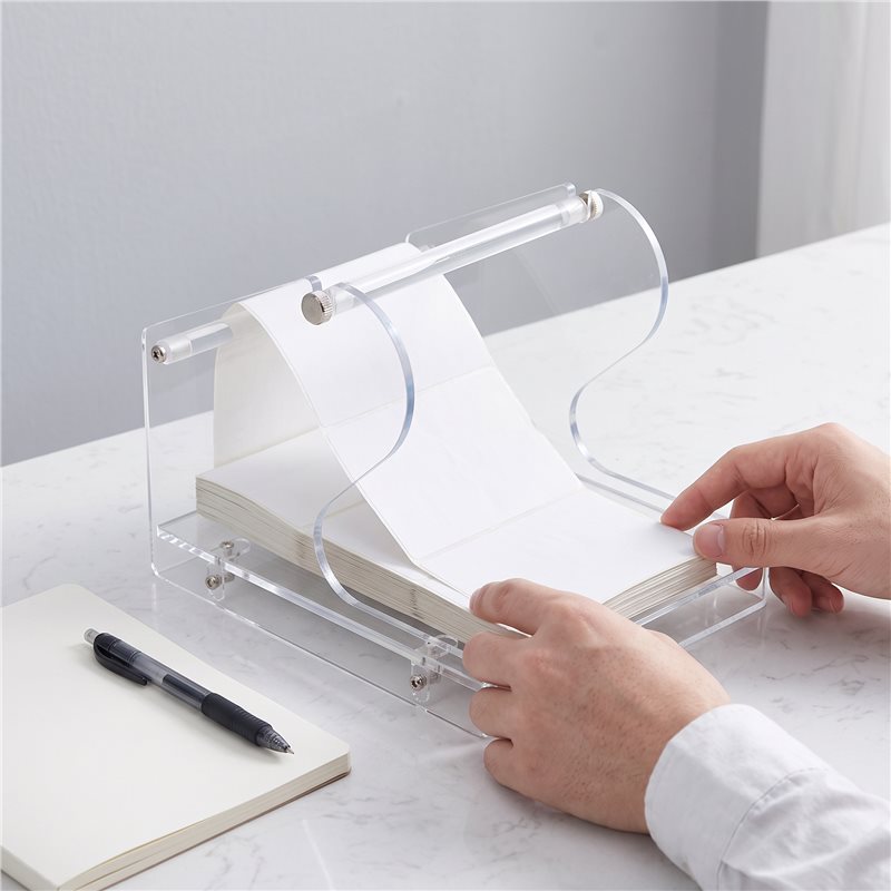 Label Printer - Hete-stickerrolhouder, acryl stickerdispenser voor thermische printer,