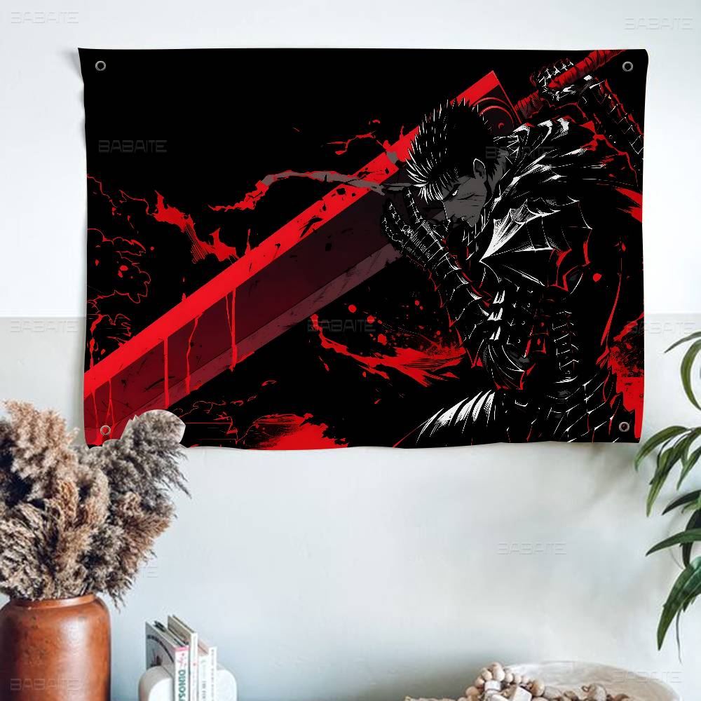 Commercial Printing Company - Vintage Minimalistische Gotische Manga Anime B-Berserk