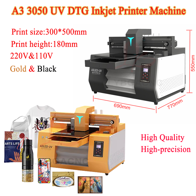 Photo Printer - LYBGA UV DTG Inkjetprinter Goud en