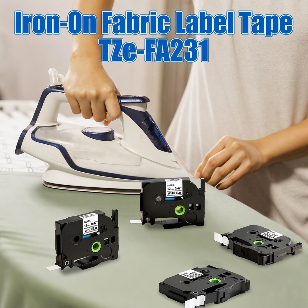 Commercial Fabric Printing Machine - TZe-FA231 Vervanging voor Brother strijklabeltape, compatibel