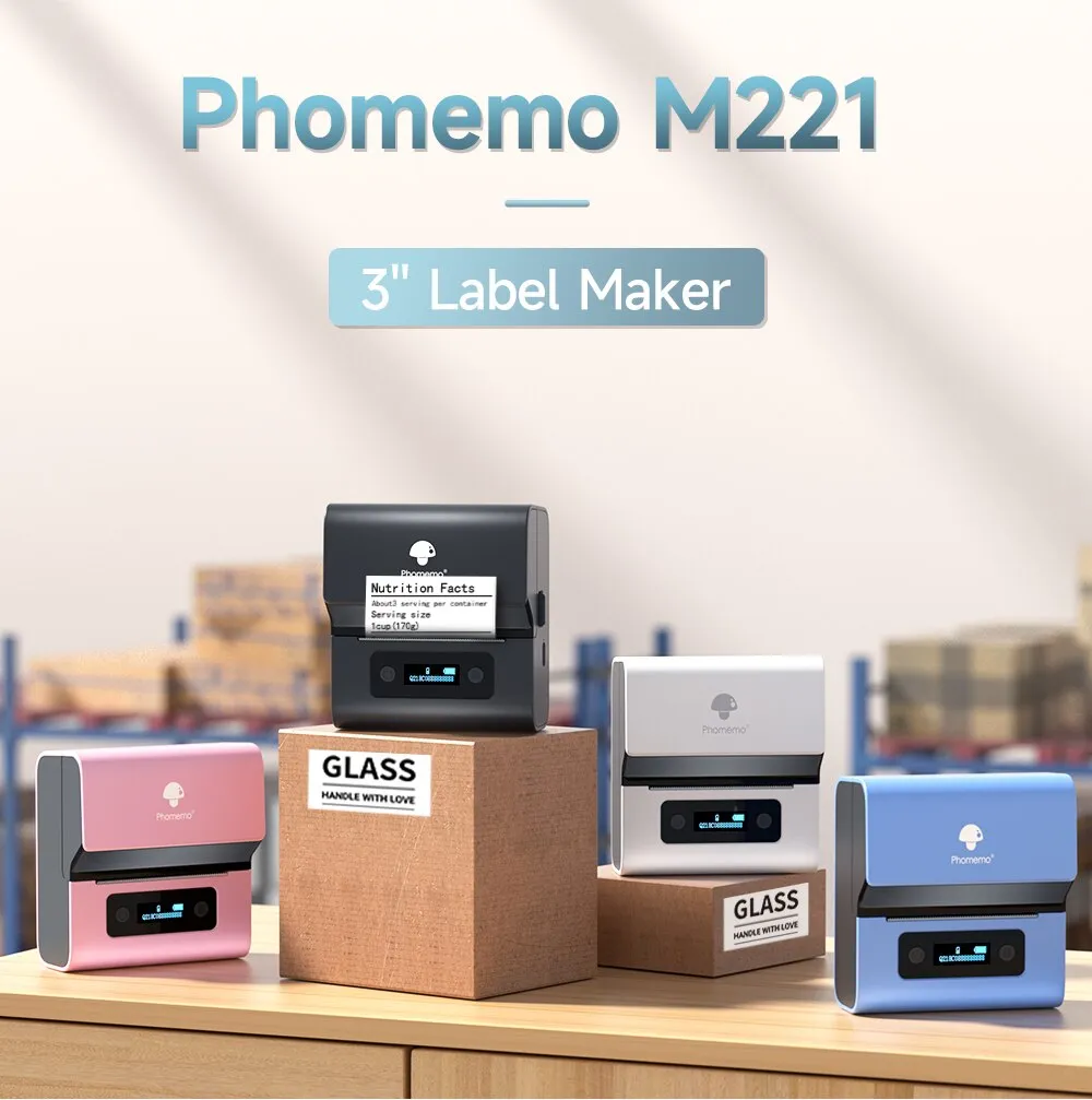 Real Phomemo M221 3 inch water - Barcode Printer recensie en prijs