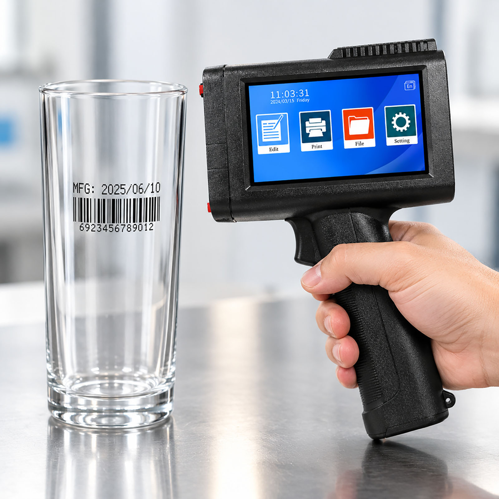 ZM-C13 12,7 mm draagbare mini- - Barcode Printer recensie en prijs