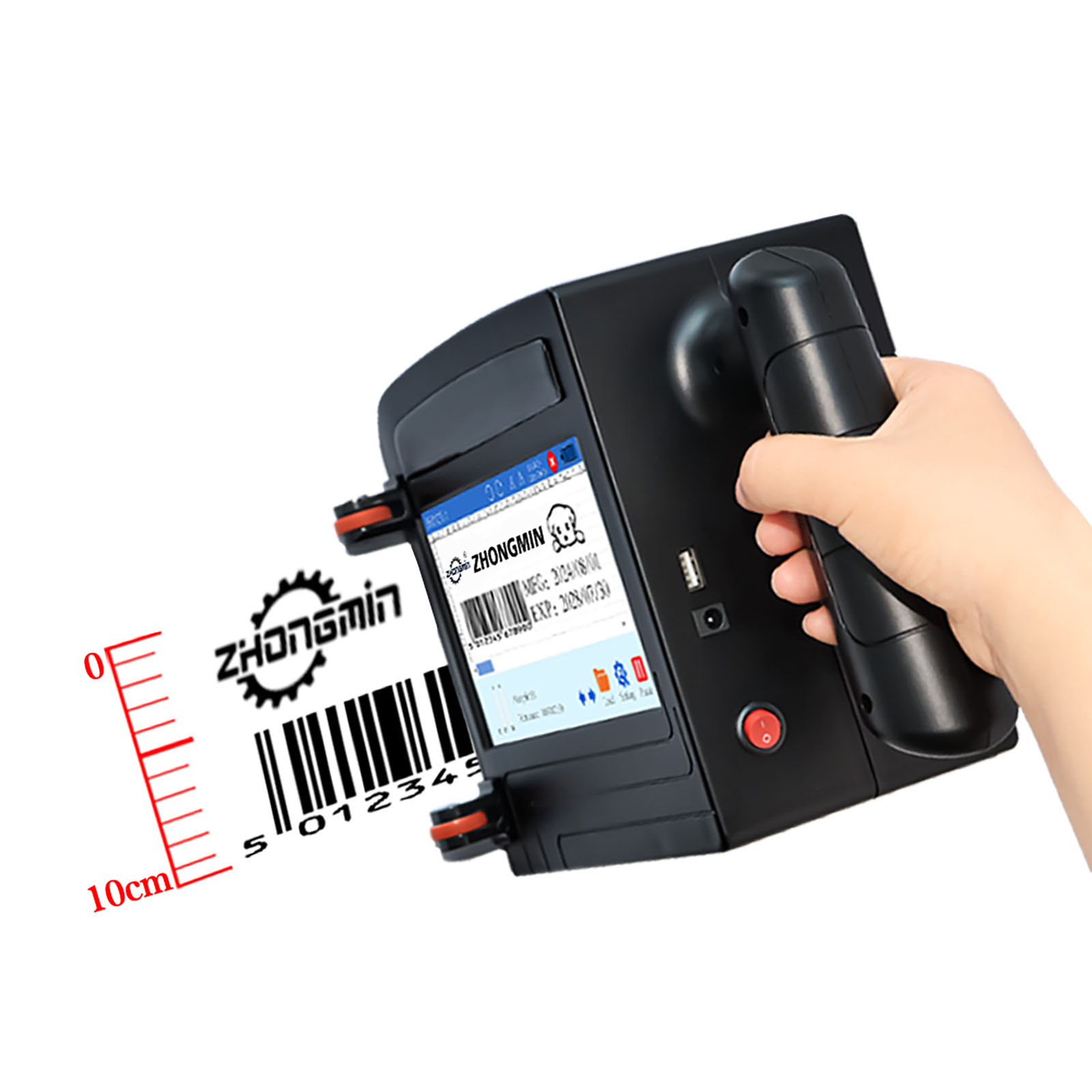 ZM-C100 10CM draagbare handpri - Ink Cartridge recensie en prijs