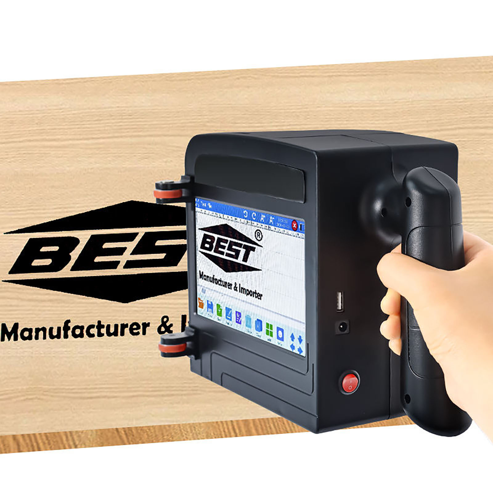ZM-C100 10CM draagbare handpri - Ink Cartridge recensie en prijs