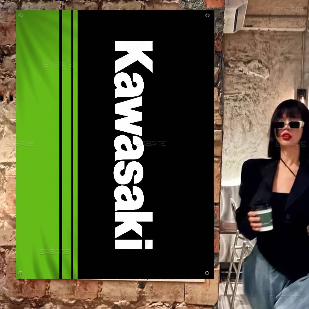Kawasaki Motorfiets Logo Geava - Commercial Printing Company recensie en prijs