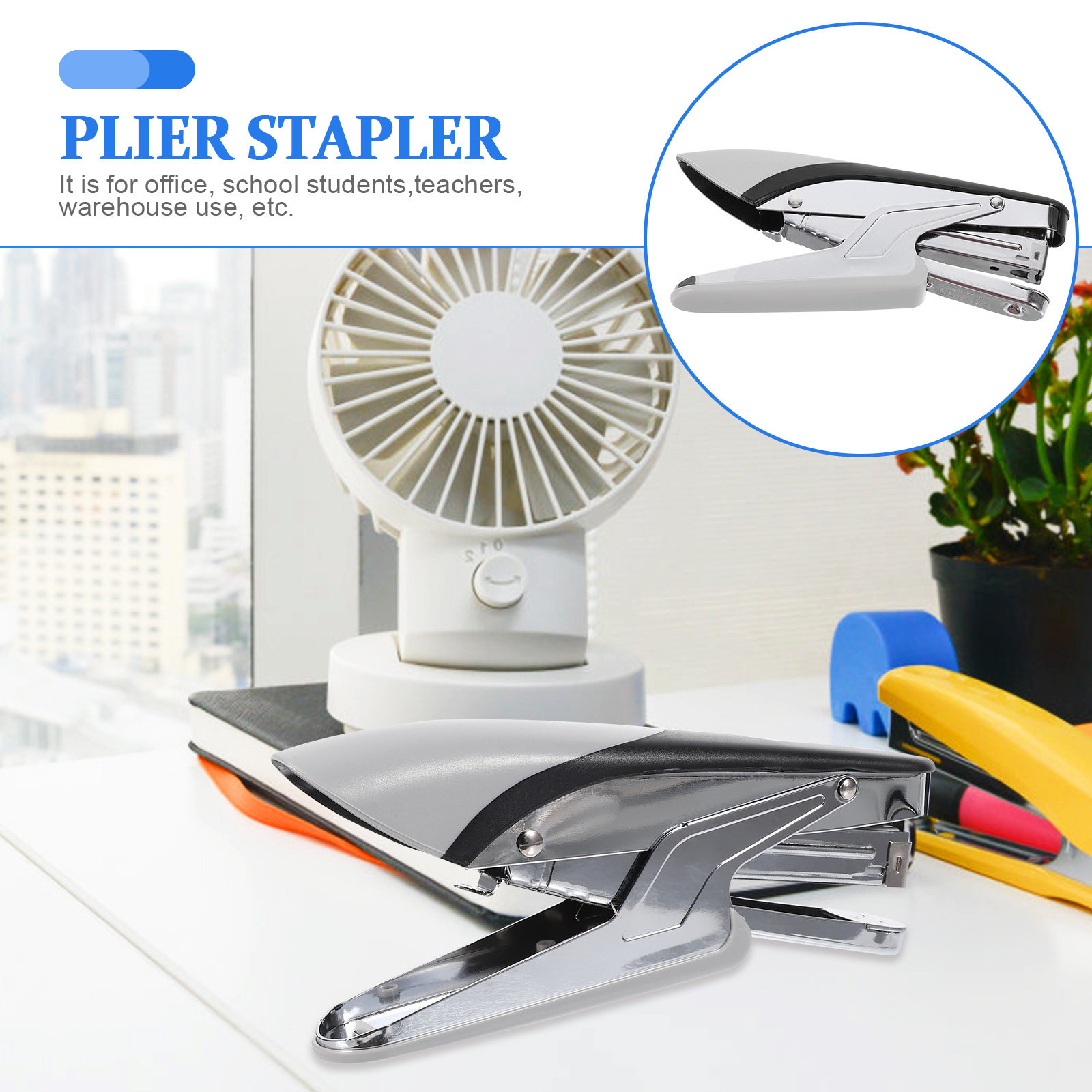 Zware tijer-nietmachine voor 2 - Stapler Heavy Duty recensie en prijs